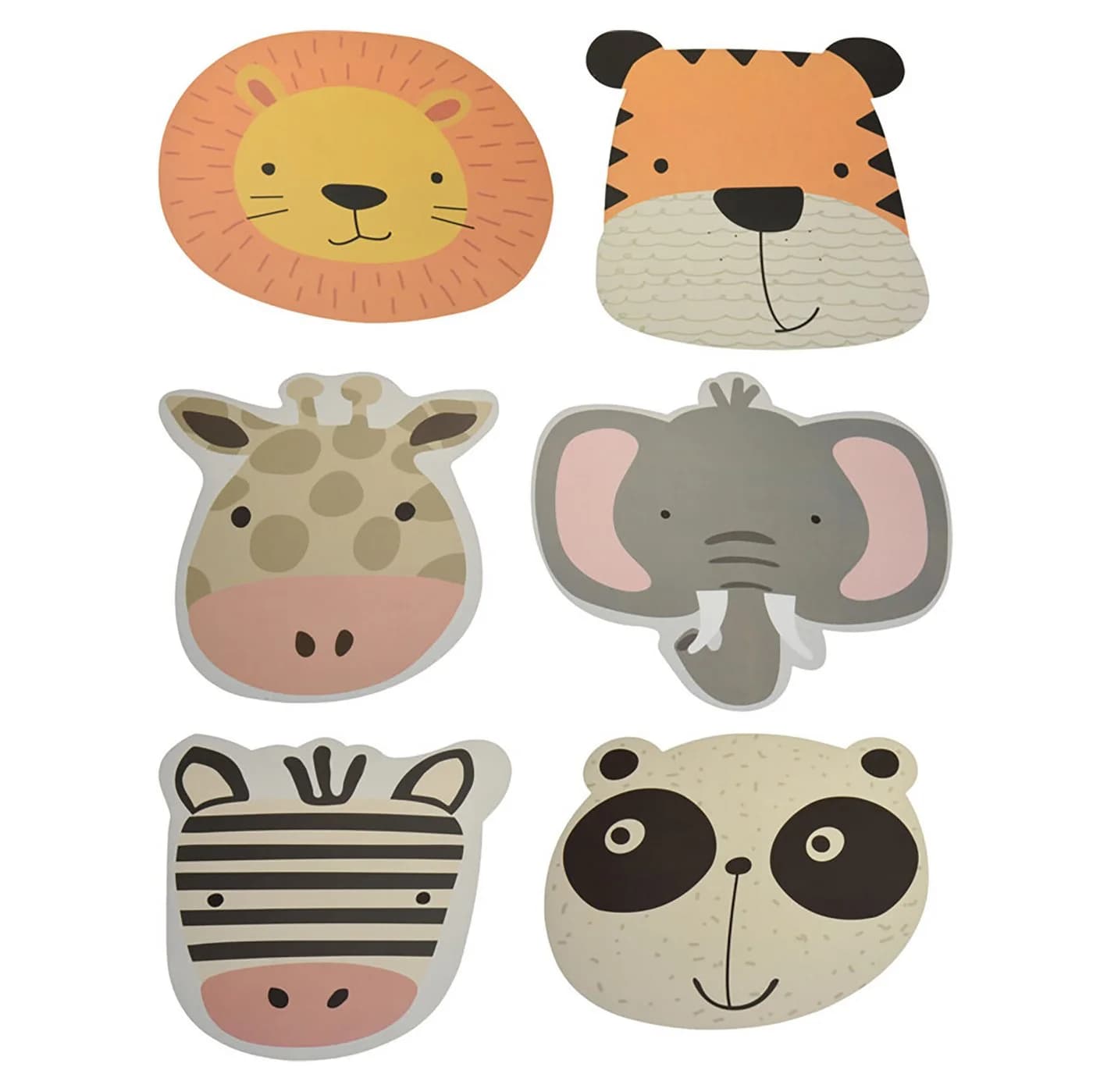 Annastore Platzset 6-teilig Kinder Tiermotive BPA-frei Rutschfest - Bild 2