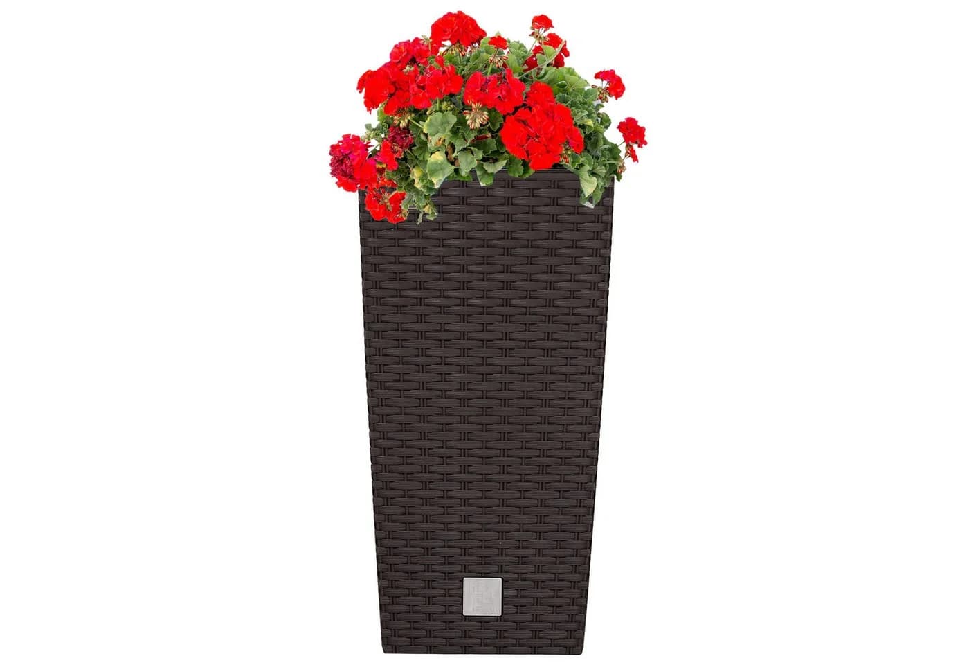 Annastore Pflanzkübel Rattan-Look wetterfest Blumentopf hoch - Bild 3