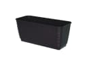 Annastore Balkonkasten Blumenkasten Rattan-Optik Dunkelbraun Bild 2