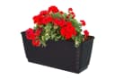Annastore Balkonkasten Blumenkasten Rattan-Optik Dunkelbraun Bild 3