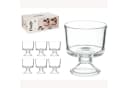 Annastore 6-tlg. Eisschale aus Glas mit Fuß transparent Bild 3