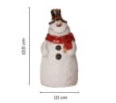 Annastore Keramik Zaunhocker Weihnachtsdeko Nikolaus Engel Elch Schneemann Bild 1