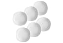 Annastore Geschirr-Set 6er Set Opal Geschirr weiß Eckige Teller Bild 2