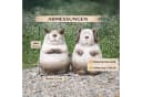 Annastore Zaunhocker Hund und Katze Terracotta Gartenfigur Bild 1