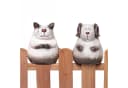 Annastore Zaunhocker Hund und Katze Terracotta Gartenfigur Bild 2