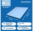 Heiro Auflagekissen Blau 50x50cm Schaumstoff Kissen Bild 1