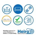 Heiro Chenille Möbelstoff Hellgrau mit Rückenkaschierung Bild 5