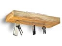 KVOTA Schlüsselbrett mit Magnethalterung und Ablage Massiv-Eiche Modern Bild 2