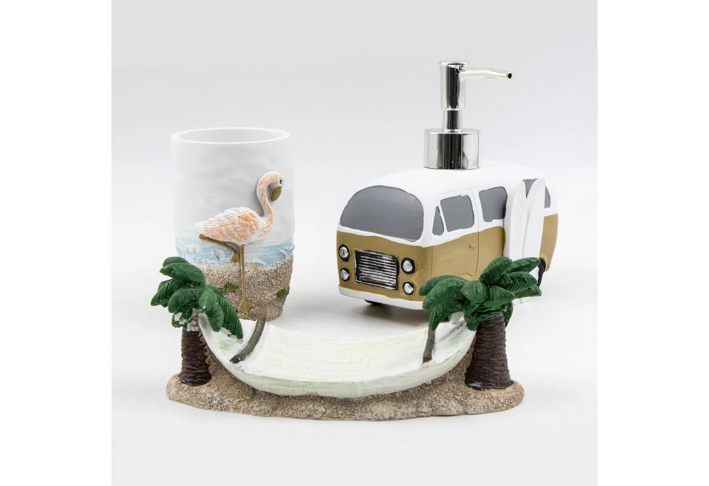 KVOTA Badaccessoire-Set 3-tlg. Malibu Polyresin - Bild 2