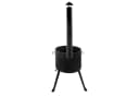 Utschak Holzkohlegrill Ø40 cm mit Schornstein und Ascheschublade Bild 1