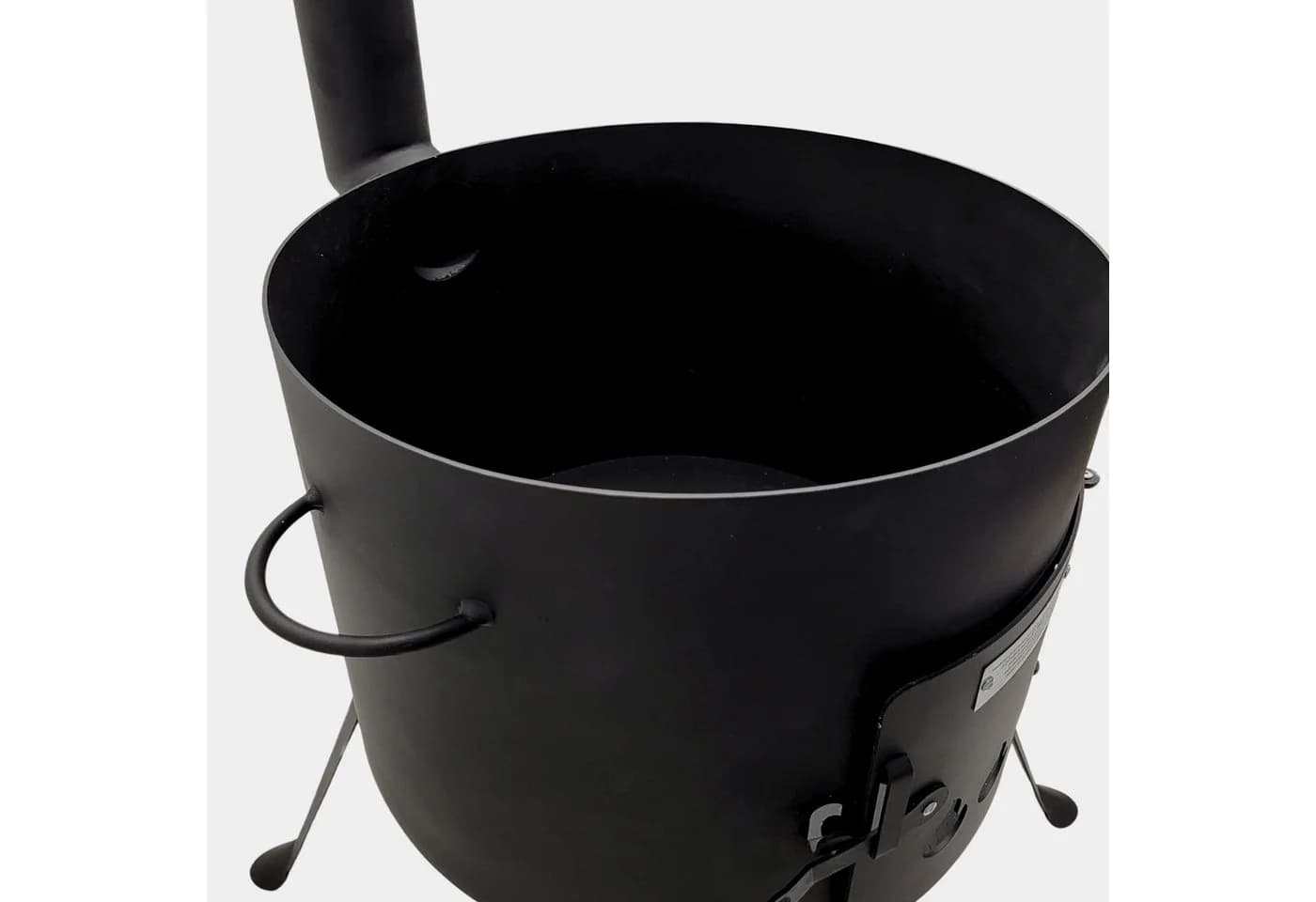 Utschak Holzkohlegrill Ø40 cm mit Schornstein und Ascheschublade - Bild 4