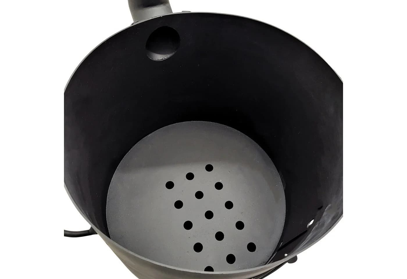 Utschak Holzkohlegrill Ø40 cm mit Schornstein und Ascheschublade - Bild 5