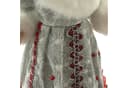 Olymp Handels GmbH Weihnachtsfigur Snegurotschka Schneemädchen Silber Rot 35 cm Bild 5