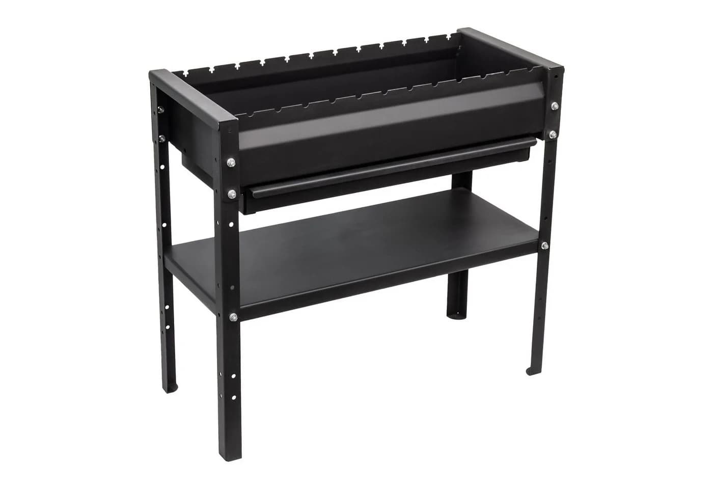 KVOTA Mangal Holzkohlegrill 80cm Stahl mit 12 Spießauflagen - Bild 2
