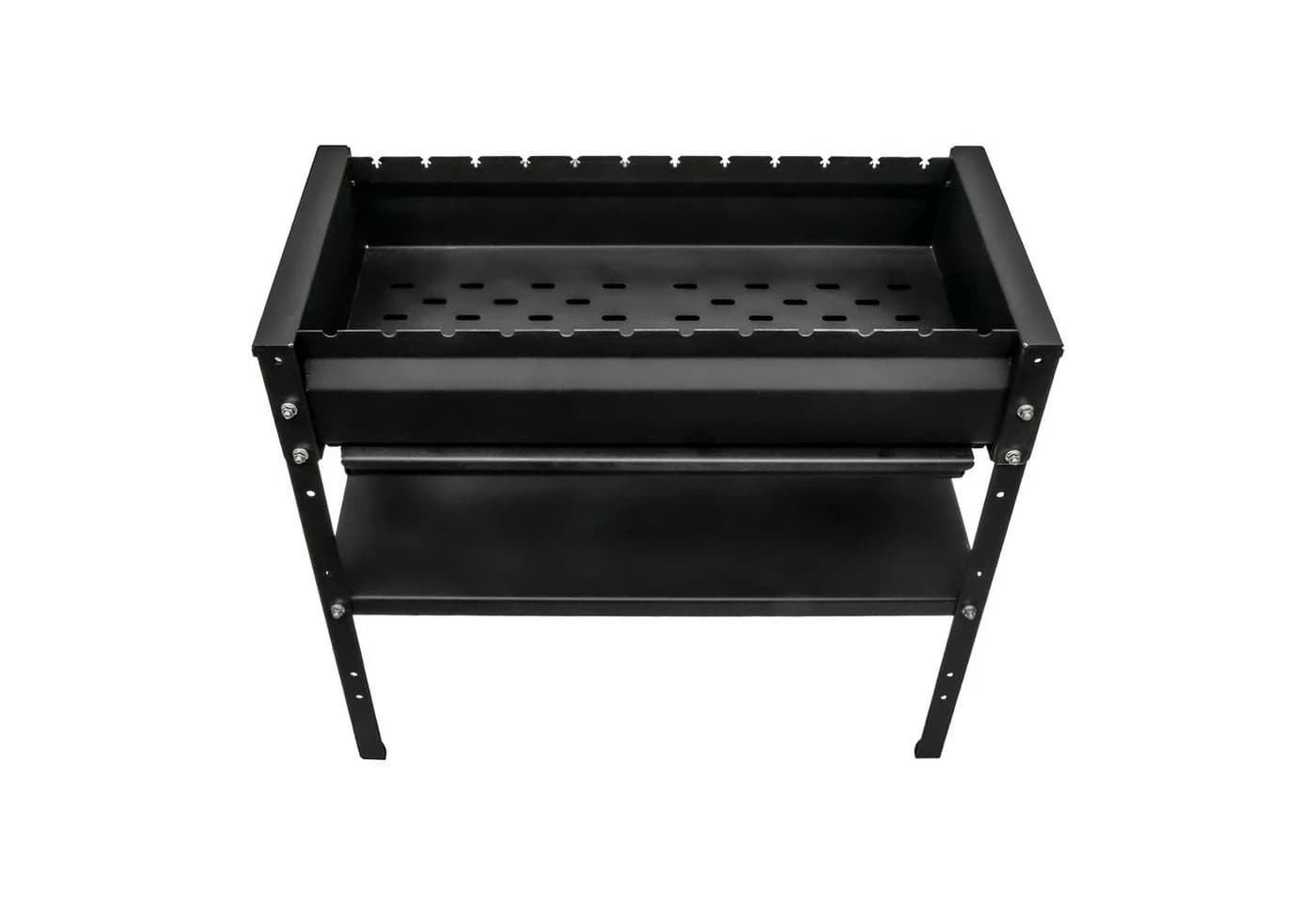 KVOTA Mangal Holzkohlegrill 80cm Stahl mit 12 Spießauflagen - Bild 4
