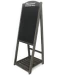 Yudu Kreidetafel Kundenstopper Grau Holz Werbetafel Bild 2