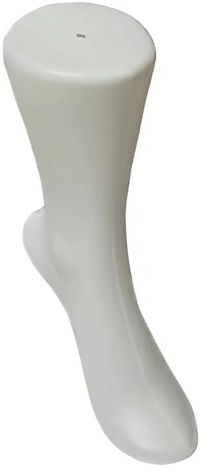 Yudu Dekofuss Schuhständer Weiß Kunststoff 29,5cm - Bild 4