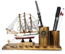 Schreibtischorganizer im Segelschiff-Stil Bild 2
