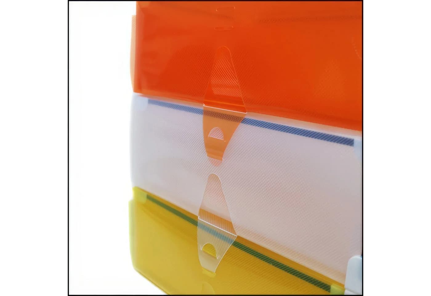 Yudu Aufbewahrungsbox Faltbox Stapelbar Robust PVC Gelb