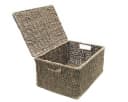 Yudu Aufbewahrungsbox Korb mit Deckel Seegrass Bild 1