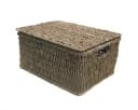 Yudu Aufbewahrungsbox Korb mit Deckel Seegrass Bild 3