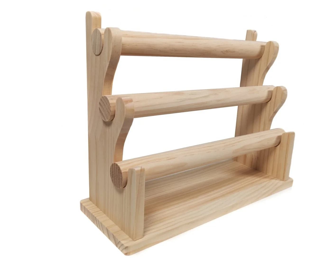 Yudu Schmuckständer Holz Armbandständer 3 Rollen - Bild 3
