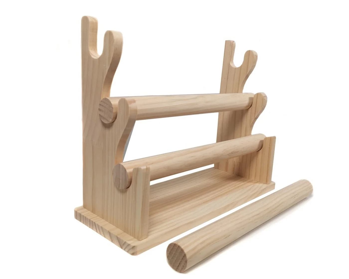 Yudu Schmuckständer Holz Armbandständer 3 Rollen - Bild 4