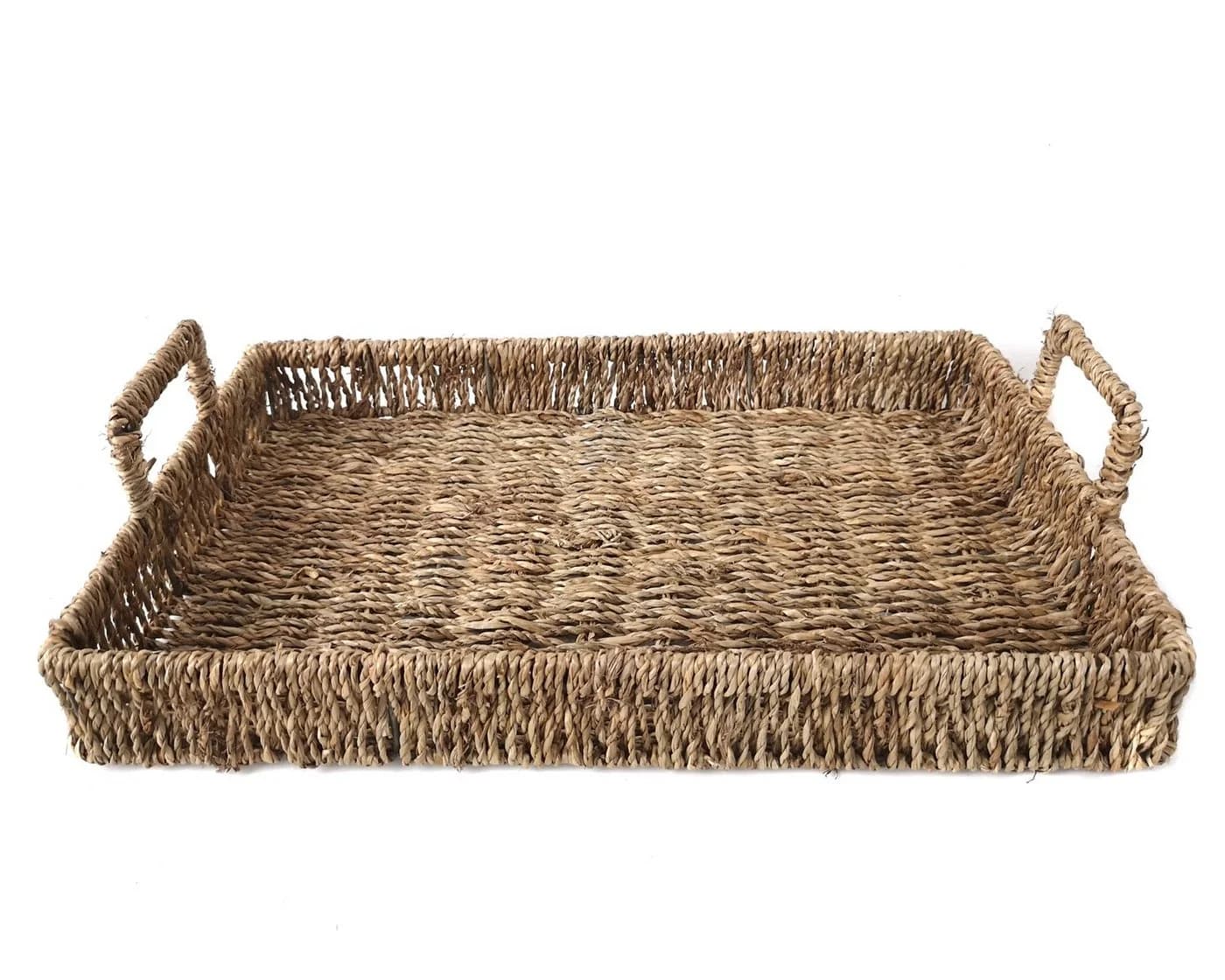 Yudu Weidenkorb Seegrass Aufbewahrungskorb Natur - Bild 3