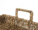 Yudu Weidenkorb Seegrass Aufbewahrungskorb Natur Bild 4