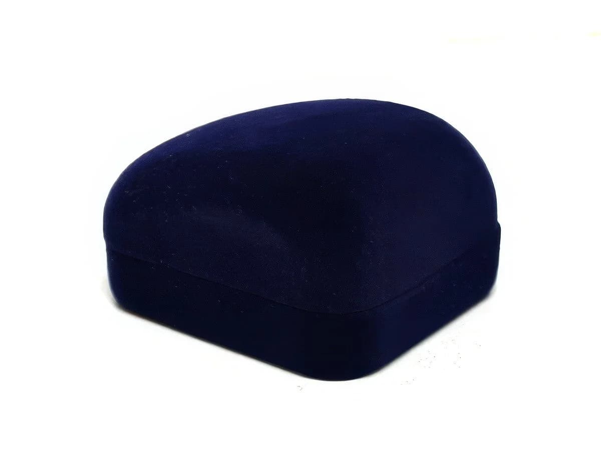 Yudu Schmucketui 2 Stück Schmuckschachtel Ringetuis Blau - Bild 2