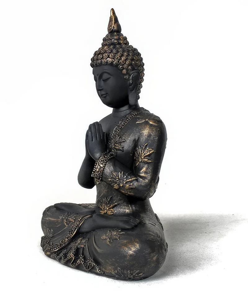 Yudu Buddhafigur Happy Buddha Glücksbringer Thai Buddha