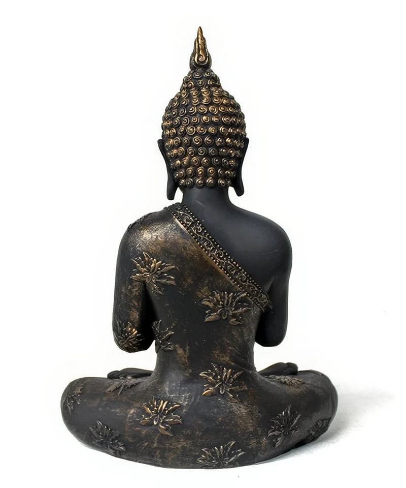 Yudu Buddhafigur Happy Buddha Glücksbringer Thai Buddha - Bild 4