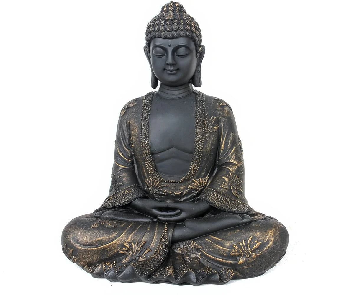 Yudu Buddhafigur Happy Buddha Feng Shui Glücksbringer Thai Buddha - Bild 2