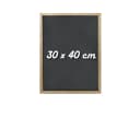 Yudu Wandtafel Kreidetafel aus Holz Natur 30x40 cm Bild 1