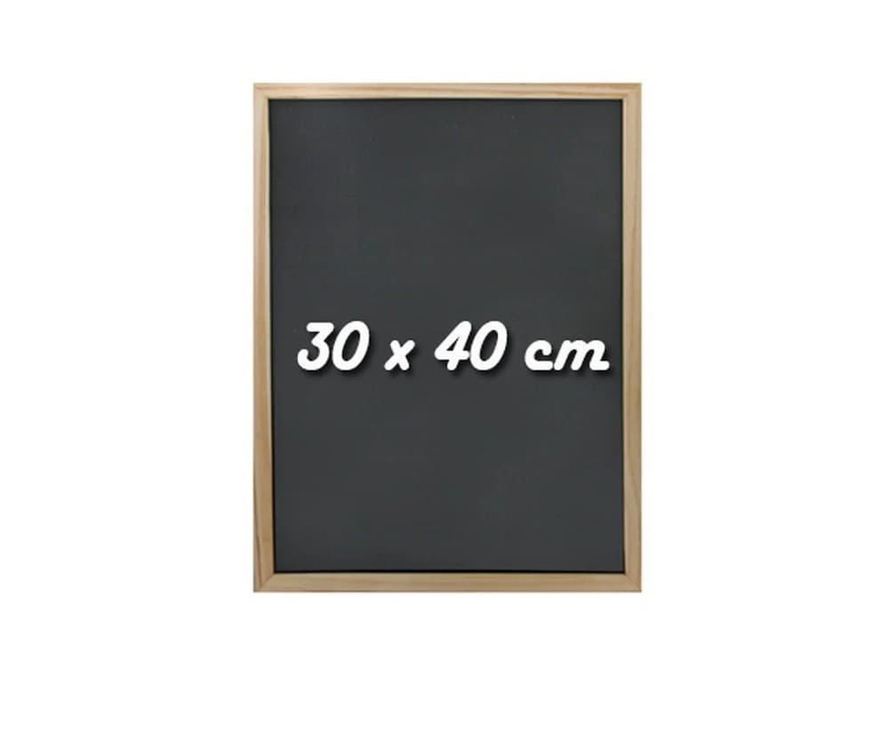 Yudu Wandtafel Kreidetafel aus Holz Natur 30x40 cm
