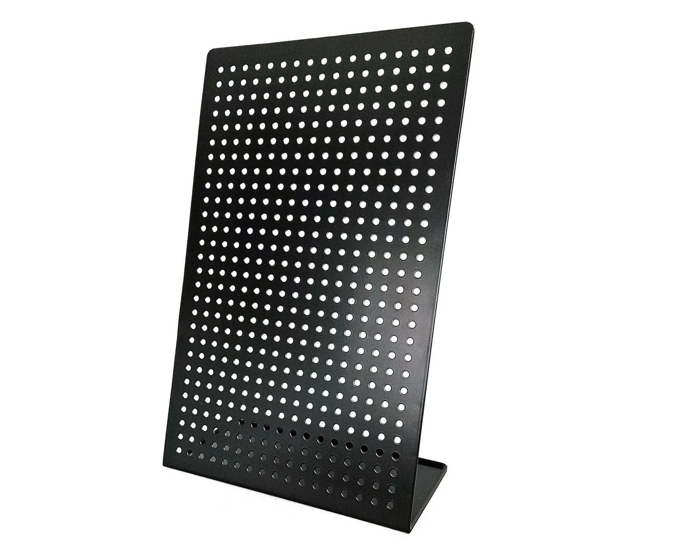 Yudu Lochwand Tischständer L-Form Schwarz Metall - Bild 2