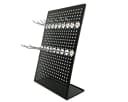 Yudu Lochwand Tischständer L-Form Schwarz Metall Bild 4