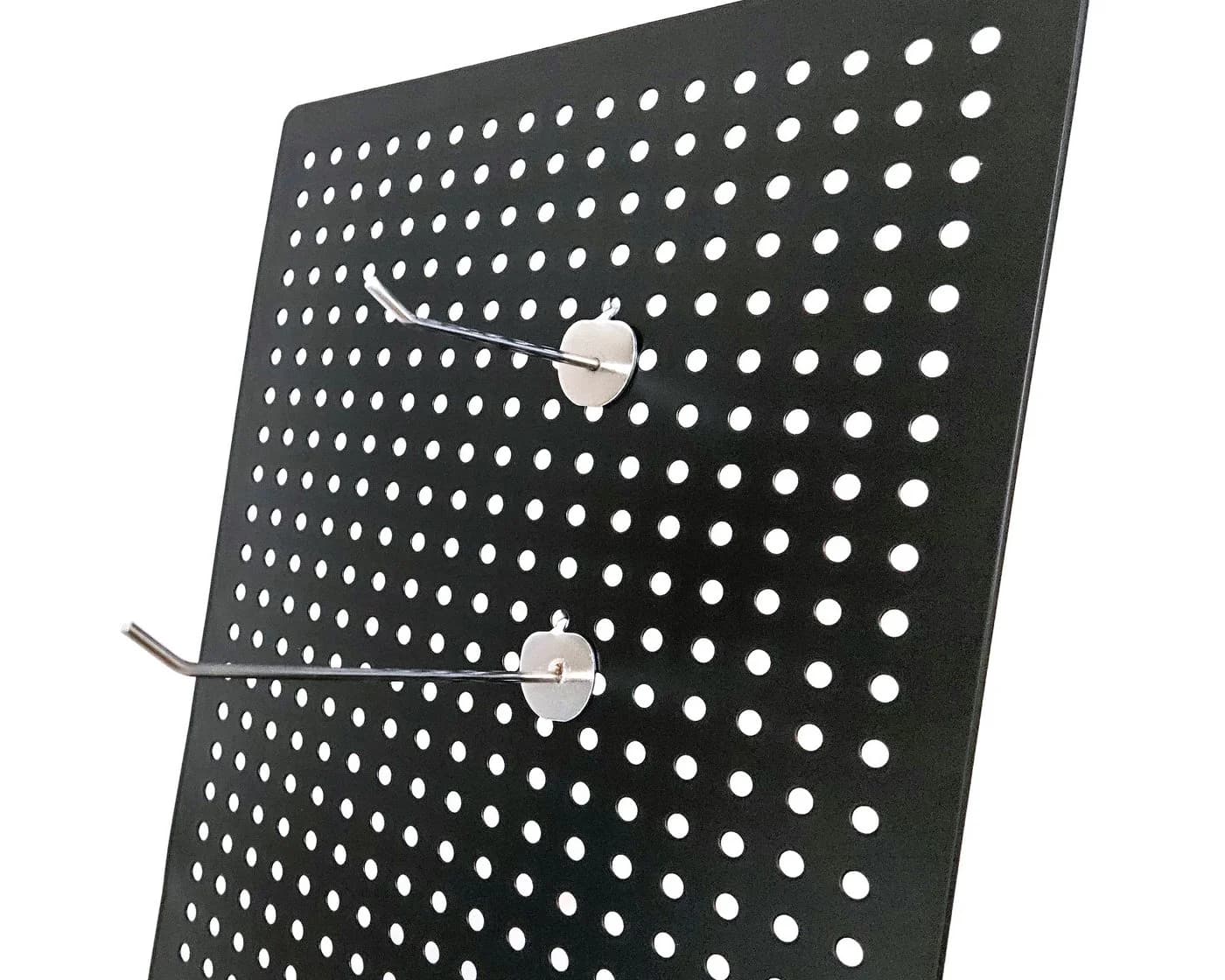 Yudu Lochwand Tischständer L-Form Schwarz Metall - Bild 5