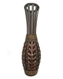 Yudu Bodenvase Bambus Design handgearbeitet H60 Bild 2
