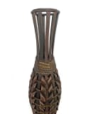 Yudu Bodenvase Bambus Design handgearbeitet H60 Bild 3