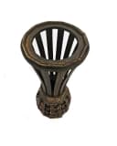 Yudu Bodenvase Bambus Design handgearbeitet H60 Bild 4