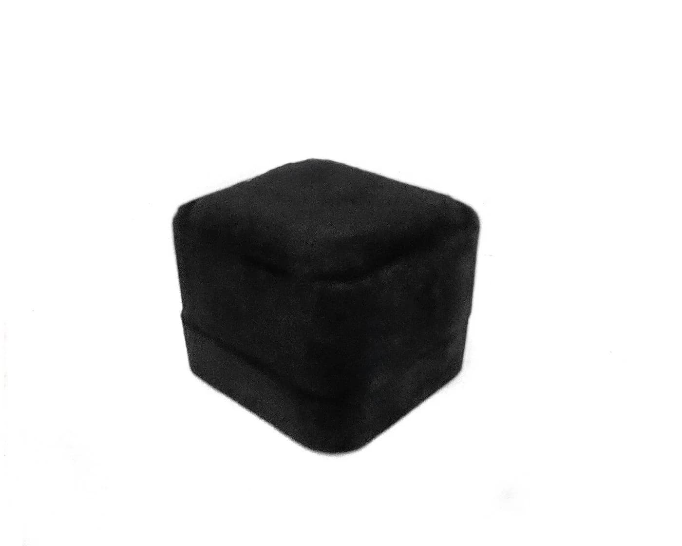 Yudu Aufbewahrungsbox Schmuckschachtel Ringetuis Schwarz Velourssamt - Bild 3