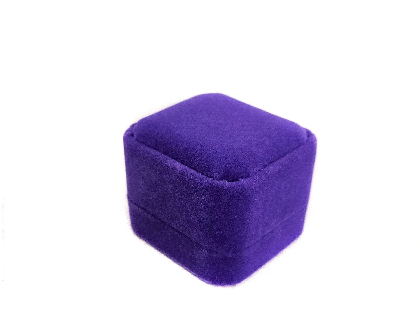 Yudu Schmuckschachtel Ringbox mit Velours-Innenleben - Bild 3