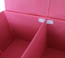 Yudu Aufbewahrungsbox Textil Organizer mit 2 Klappdeckeln Bild 1