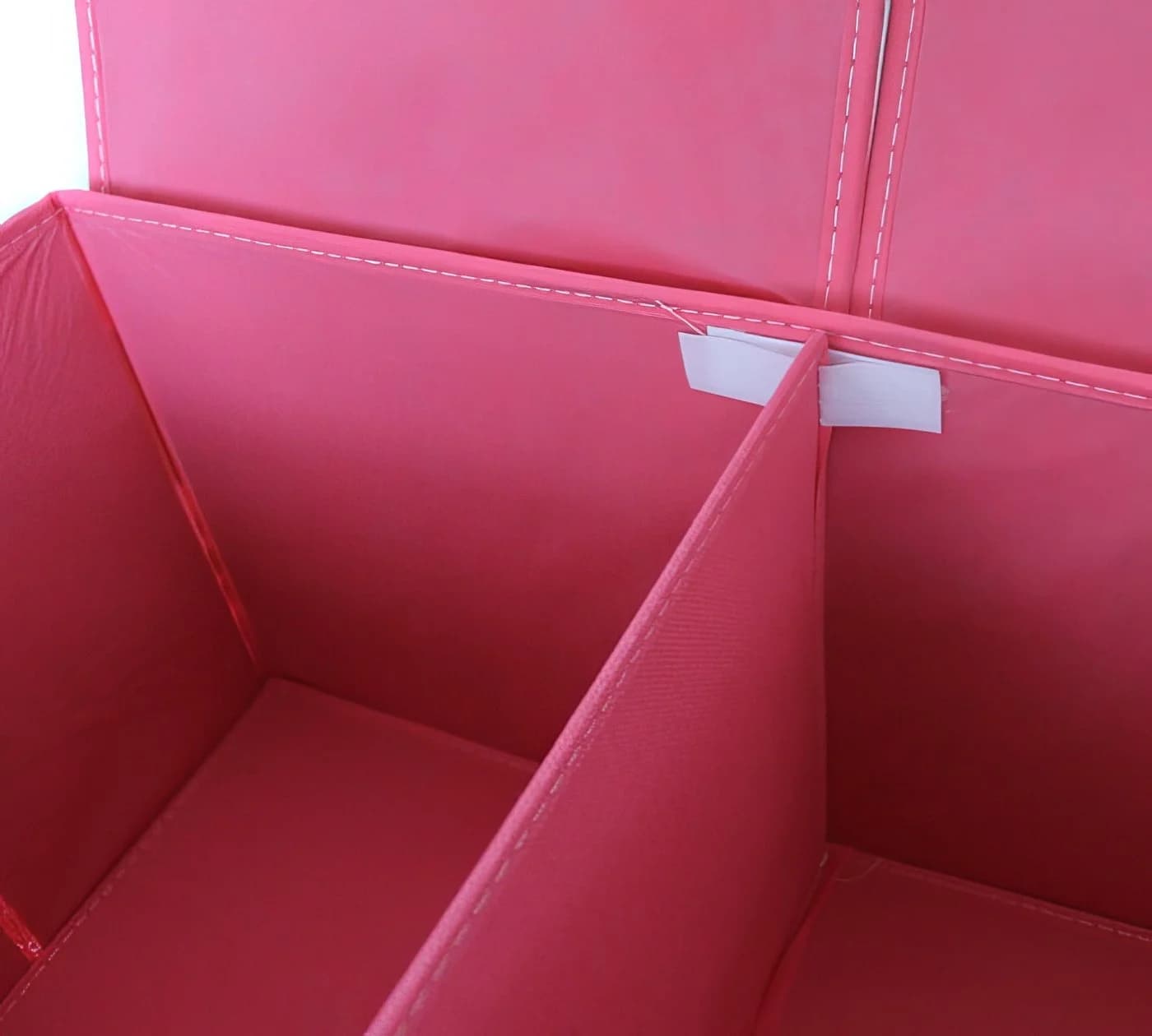 Yudu Aufbewahrungsbox Textil Organizer mit 2 Klappdeckeln