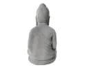Yudu Sitzende Buddha Figur Garten- & Wohnraumstatue Beton Naturgrau Bild 4