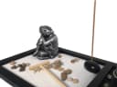 Yudu Zen-Garten Set mit Buddhafigur, Holzschale & Teelichthalter Bild 1