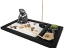 Yudu Zen-Garten Set mit Buddhafigur, Holzschale & Teelichthalter Bild 4