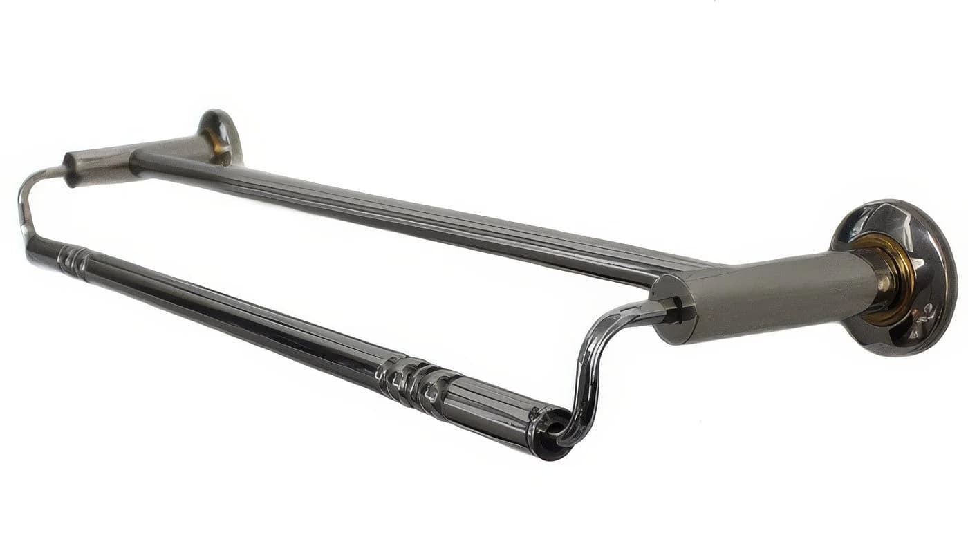 Yudu Handtuchhalter Wandgarderobe Chrom Metall Silber - Bild 2