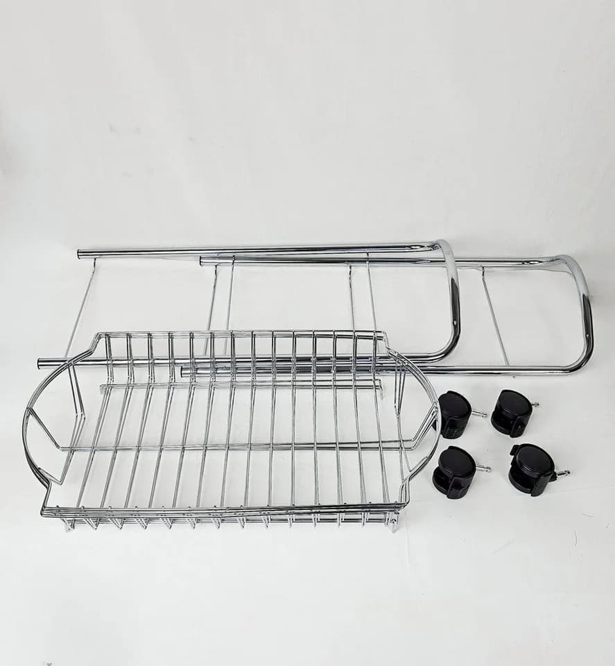 Yudu Küchenwagen mit 3 Schubkörben Chrom - Bild 4